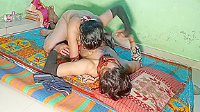 (sexy Biwi) The Stepsister-in-law Was Alone In The House. The Stepbrother-in-law Came Secretly And Caught Hold Of The Sis